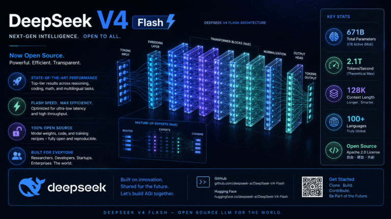 DeepSeek-V4-Flash ya es oficial y open-source: 304B parámetros que rozan a Claude Opus-4.8 a precio de derribo